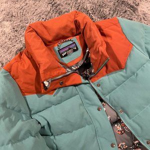 Womens M Patagonia Duck Down Western Jacket
